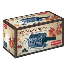 TOSTACASTAGNE INOX C/MOTORE A BATTERIA