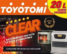 COMBUSTIBILE TOYOTOMI CLEAR LT.20 TAPPO ARANCIO