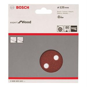 CARTA PER ROTOORBITALE D.125 GR.80   BOSCH 2608605642