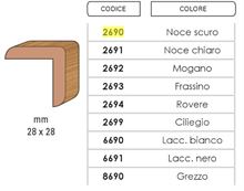 COPRISPIGOLO RAMIN 28X28 NOCE MT.3