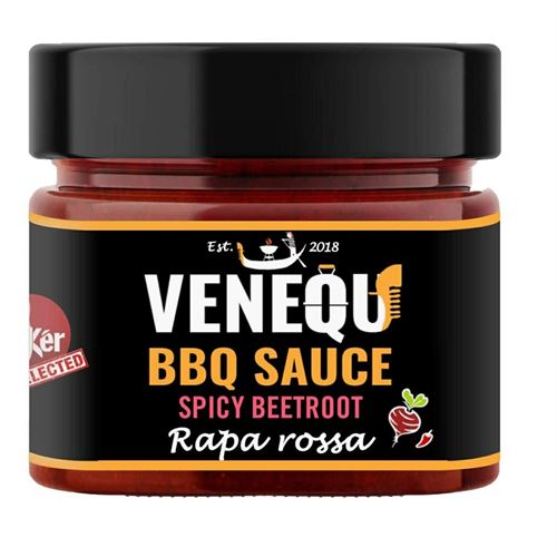 SALSA BBQ SPICY BEETROOT RAPA ROSSA 200G VENEQU