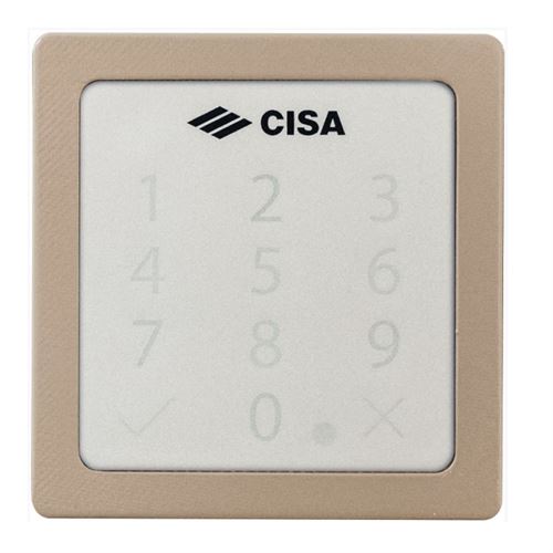 TASTIERA ESTERNA TRANSPONDER GRIGIO TORTORA CISA 106525730L7