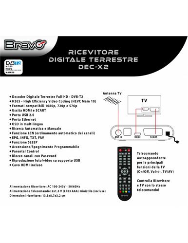 DECODER DEC-X2 BRAVO 92202464