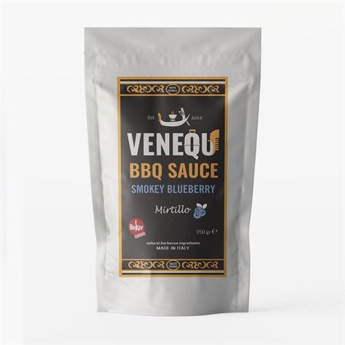 SALSA BBQ SMOKEY BLUEBERRY MIRTILLO 250 G VENEQU