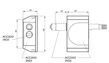 COPPIA BLOCCO PER SERRANDE ALLUMINIO DISEC RIF06COF6