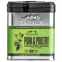 TRAEGER INSAPORITORE MAIALE E POLLAME PORK & POULTRY RUB SPC193