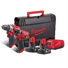 KIT 12V TRAPANO P.+AVV.IMPULSI 1/4  MILWAUKEE 4933459810