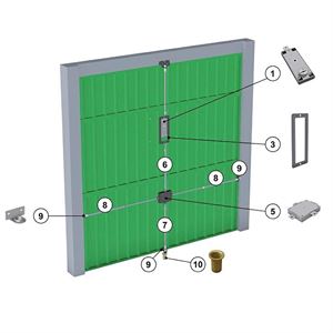 KIT GARAGE DOPPIA MAPPA C/2240 SECURMAP 11 2240KZBKIT SECUREMME