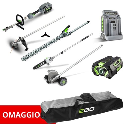 EGO POWER KIT MHSC2002E MOTORE+4PZ+ BATTERIA E CARICATORE