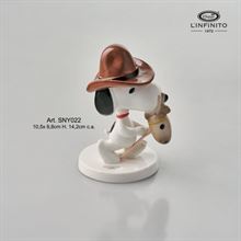 SNOOPY COW-BOY IN PORCELLANA SNY022