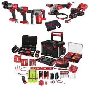 KIT EDILE POTENZA ELETTROUTENSILI + 136 ACCESSORI MILWAUKEE