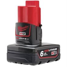 BATTERIA M12 6.0Ah MILWAUKEE 4932451395