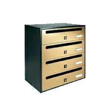 ALUBOX BLOCCHIERA JUMBO 4 BRONZO 11J4BR