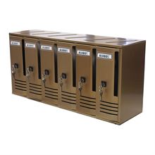 ALUBOX BLOCCHIERA CUBO C6 BRONZO 20C6BR