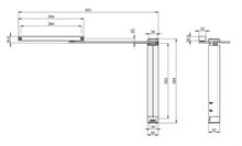 CHIUDICANCELLO CAMME DC630G VERTICALE NERO SX ASSA ABLOY