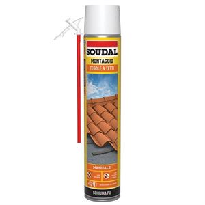 SCHIUMA SOUDAFOAM 1K TEGOLE E TETTI MANUALE ML.750 SOUDAL 125640