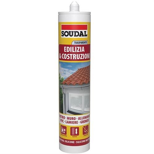 SILICONE NEUTRO EDILIZIA NERO ML.300 SOUDAL 121606