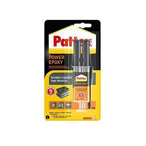 PATTEX ACCIAIO LIQUIDO 2K LIQUID Siringa 25ML Stucca salda