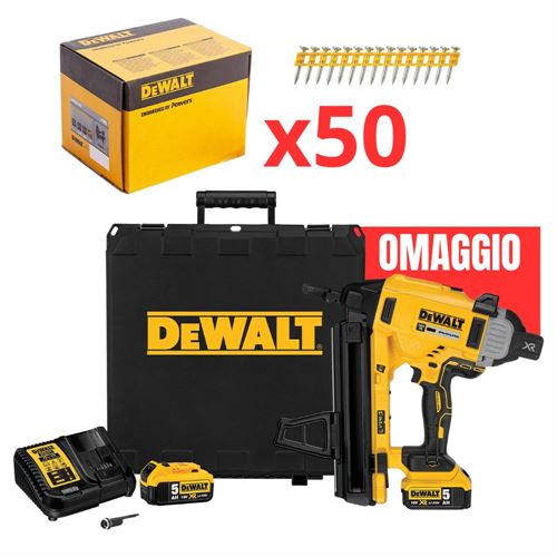 PROMO 50 SCATOLE CHIODI da 50 IN OMAGGIO CHIODATRICE DEWALT