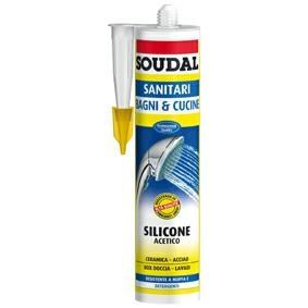 SILICONE SANITARIO BIANCO ML.300    SOUDAL 115789