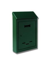 CASSETTA POSTALE C/TETTO CT3 VERDE MISURE: L.20cm H.31 P.6