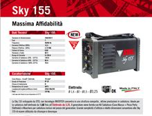 STEL SALDATRICE INVERTER SKY155 COMPLETA DI ACCESSORI