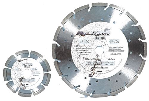 DUOCUT:SERIE DUE LAME DI RICAMBIO DIAMANTATE RIBIMEX PRSC2/DIA