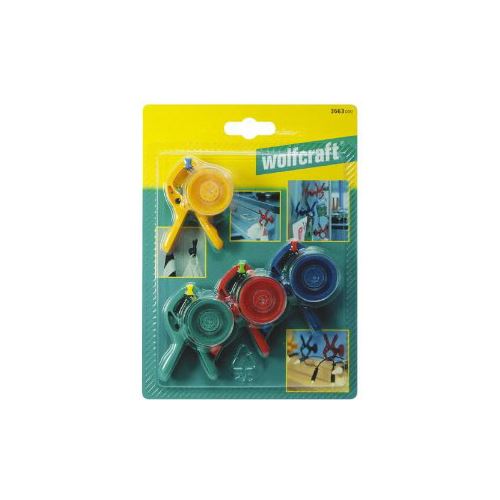 4 MORSETTI MICROFIX S C/VENTOSA WOLFCRAFT 3663000