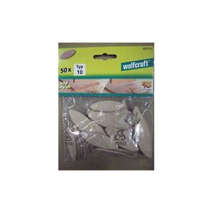 50 PIASTRINE DI COLLEGAMENTO N.10 WOLFCRAFT 2922000