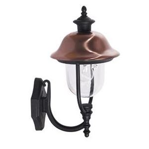 LANTERNA DA PARETE CAPPELLO RAME CINZIA 100W